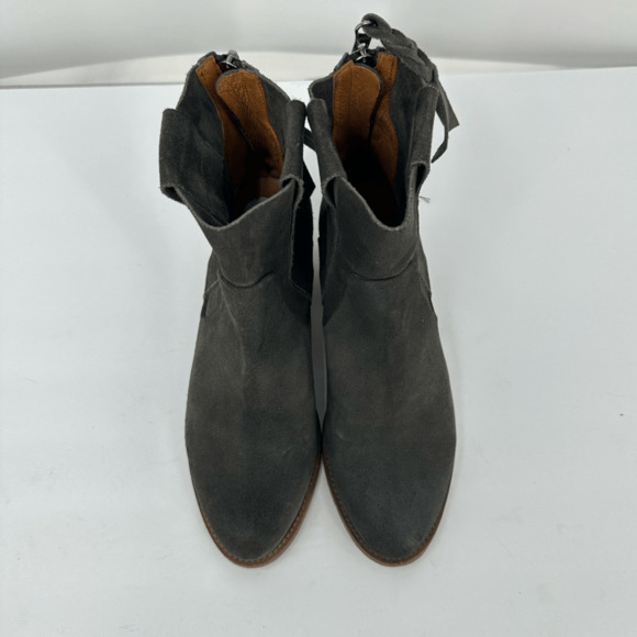 BASKE California Womens 8 Gray Gunner Suede Ankle Boots Boho Western - Picture 2 of 15